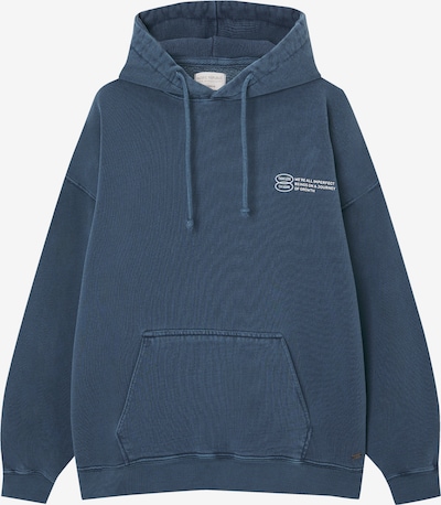 Pull&Bear Sweatshirt i marinblå / vit, Produktvy