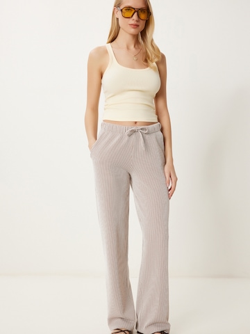 Happiness İstanbul Loosefit Nadrág - bézs