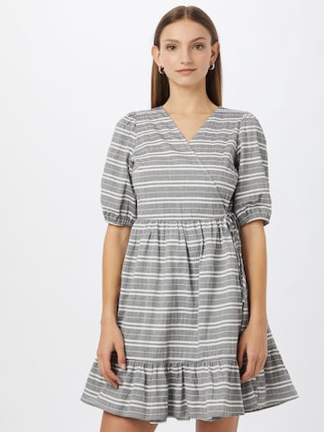 Y.A.S - Vestido 'RAFFIA' en gris: frente