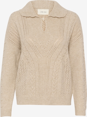 Cream Trui 'Serapia' in Beige: voorkant