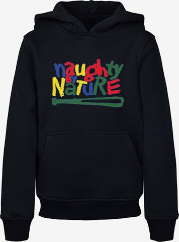 Merchcode Sweatshirt 'Naughty By Nature' in Black: front