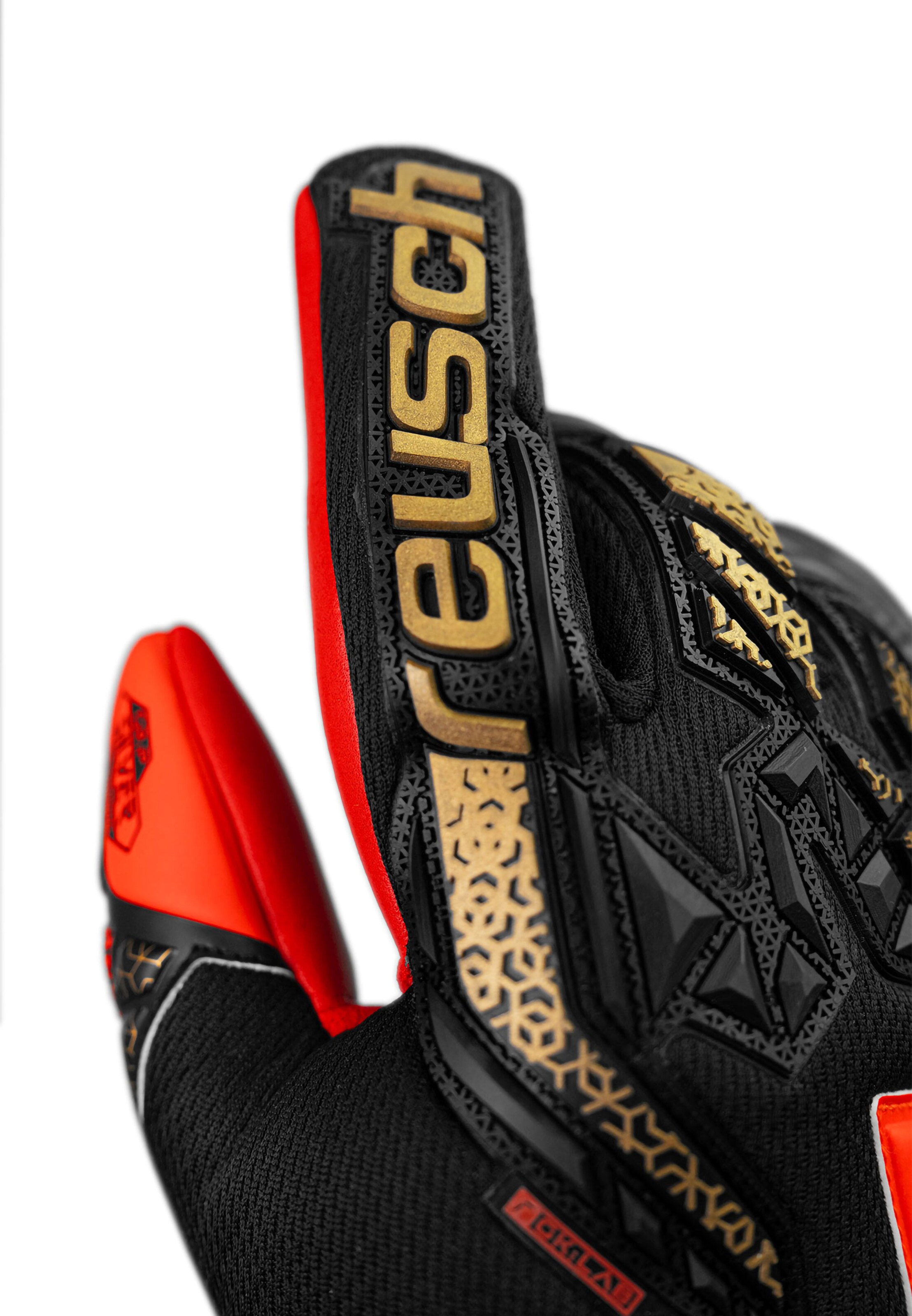 REUSCH Sports gloves 'Attrakt Freegel Silver' in Black