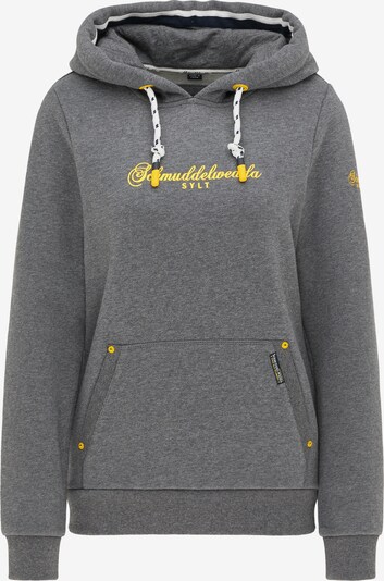Schmuddelwedda Sweater majica 'Sylt' u žuta / siva melange, Pregled proizvoda