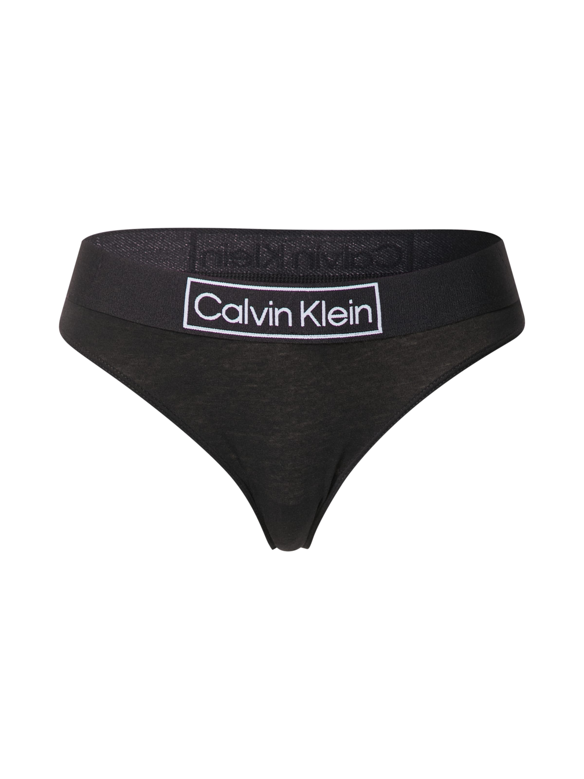 Calvin Klein Underwear Стринг в черно: отпред