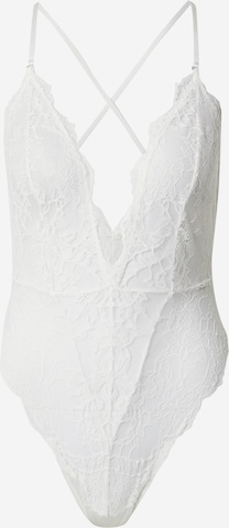 Lindex Bodysuit 'Amie' in White: front