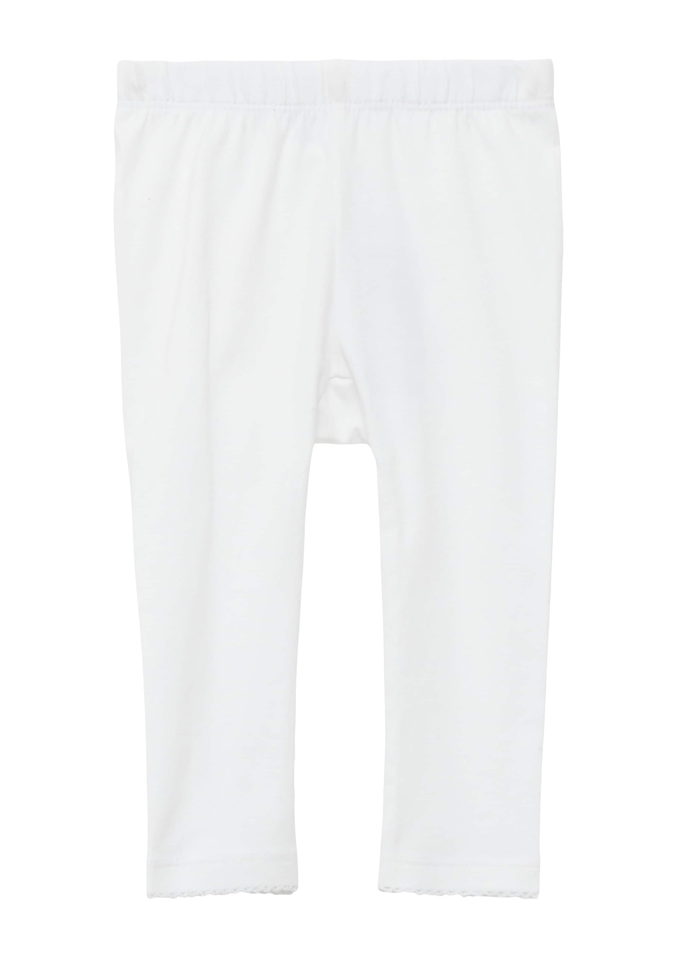 s.Oliver Slimfit Leggings in Weiß: Vorderseite