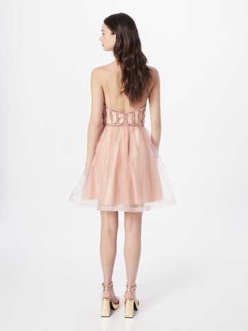 Robe de cocktail Laona en rose