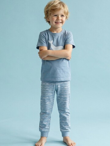 SIGIKID Schlafanzug 'Pyjama Nachtwäsche'‌‌‌‌ in Blau