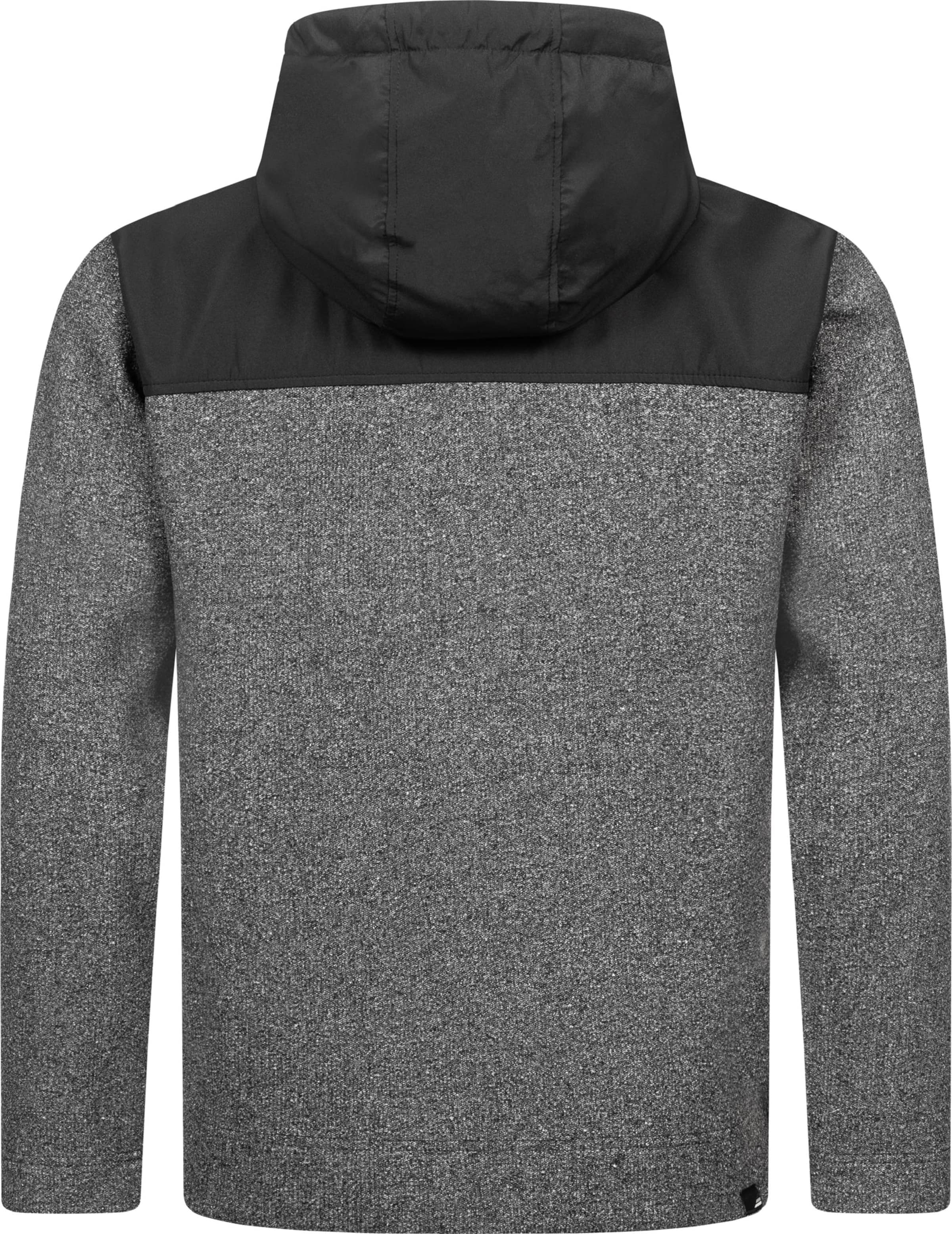 Ragwear Fleece jacket 'Brodney' in Grey