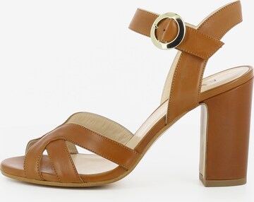 EVITA Strap Sandals in Brown