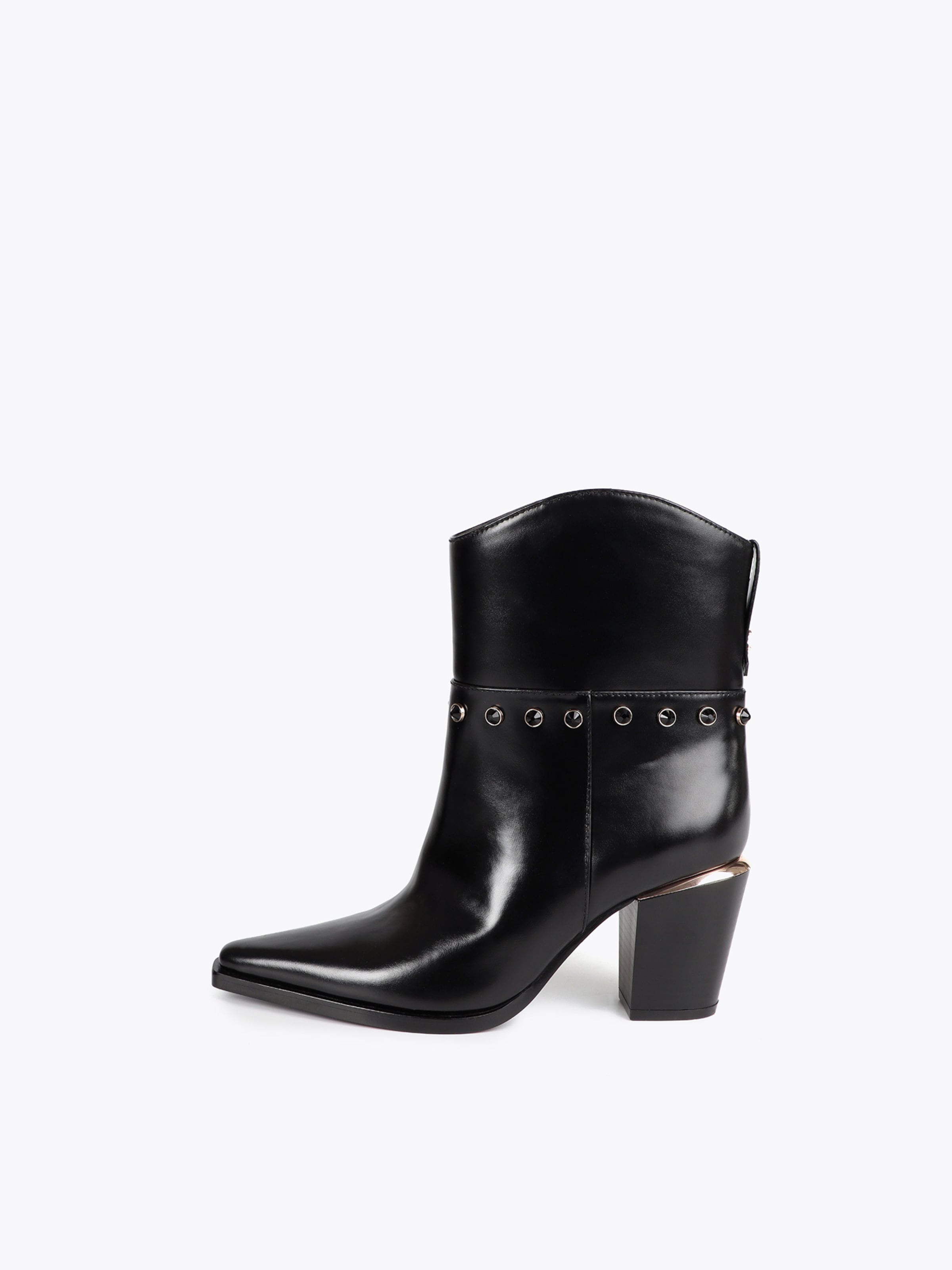 Lola Casademunt Ankelboots i svart: framsida