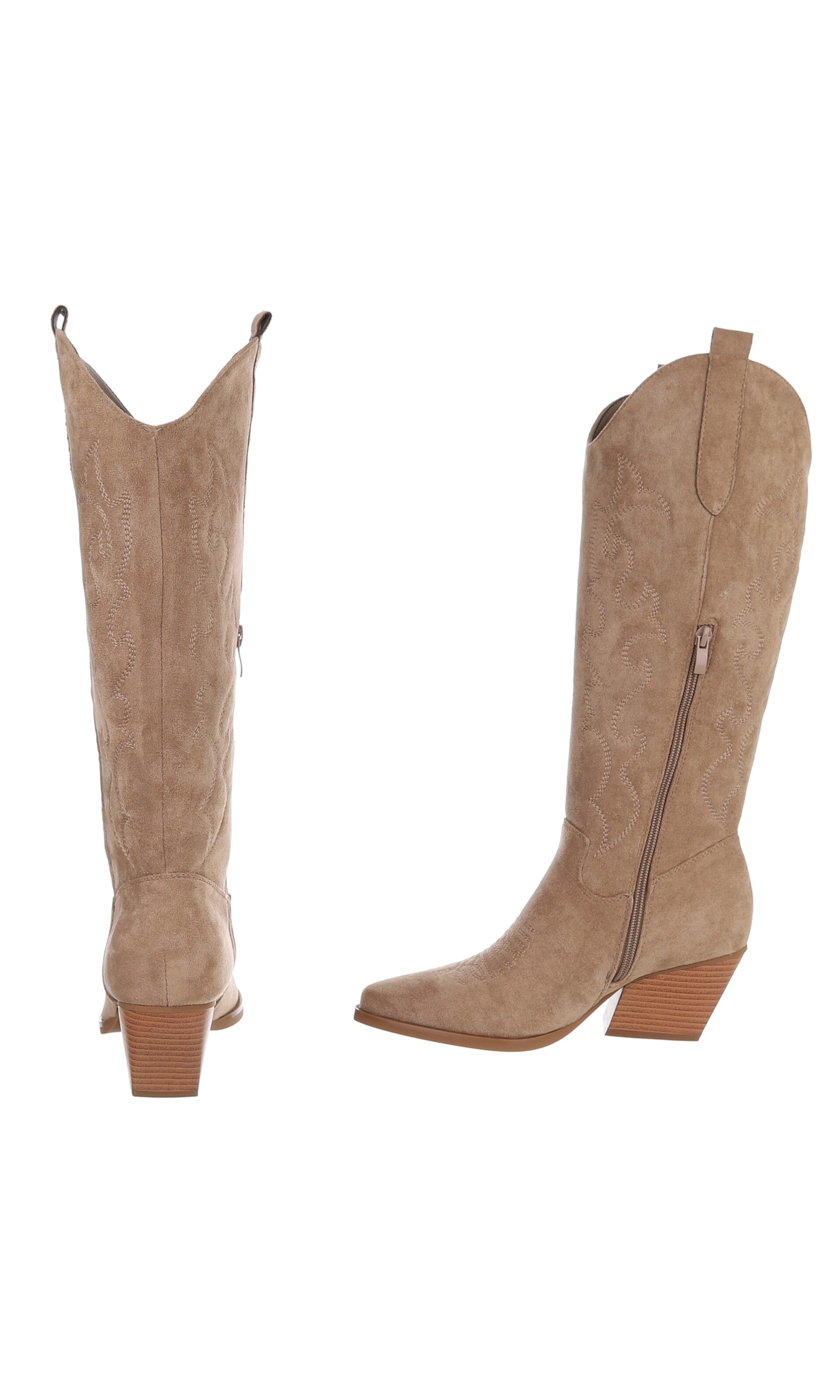 Ital-Design Cowboy Boots in Brown