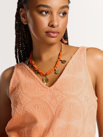 Tuta jumpsuit 'Fiji' di Shiwi in arancione
