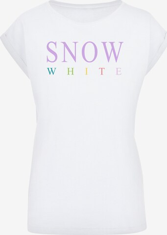 F4NT4STIC Shirt 'Disney Boys Snow White Graphic' in Wit: voorkant