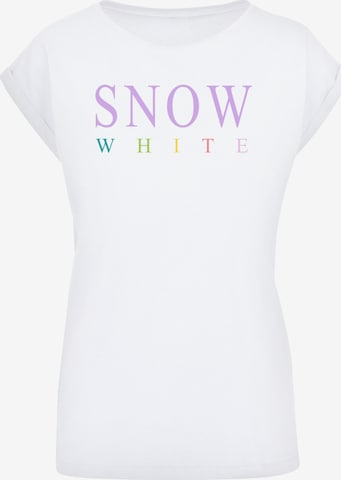 F4NT4STIC T-Shirt 'Disney Boys Snow White Graphic' in Weiß: predná strana