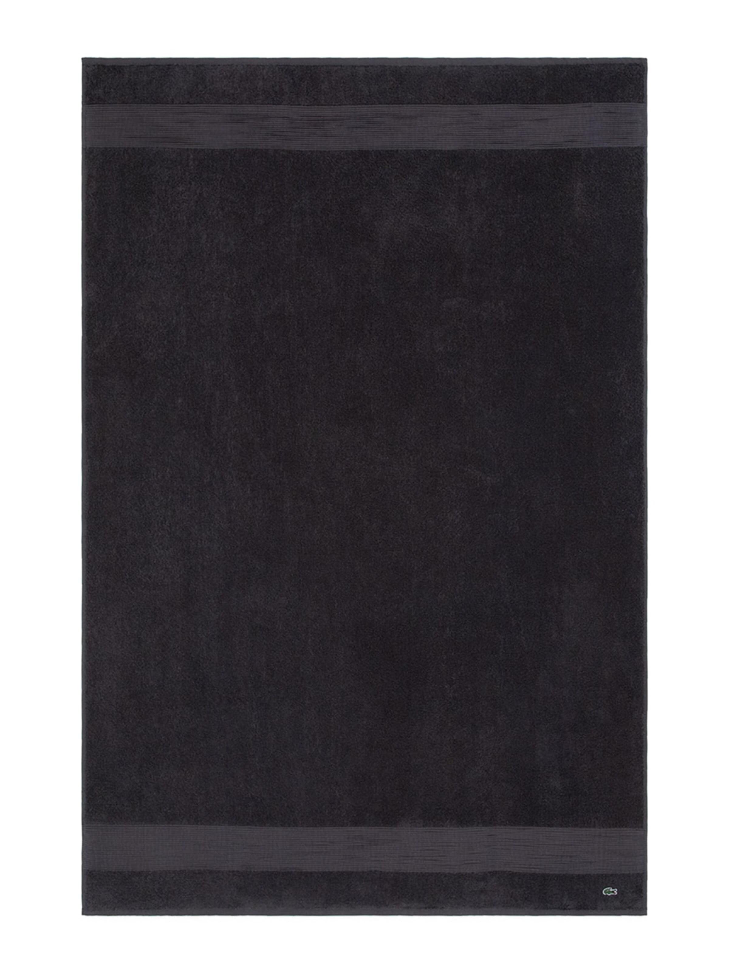 LACOSTE Handtuch 'LLECROCO'‌ in Schwarz: Vorderseite