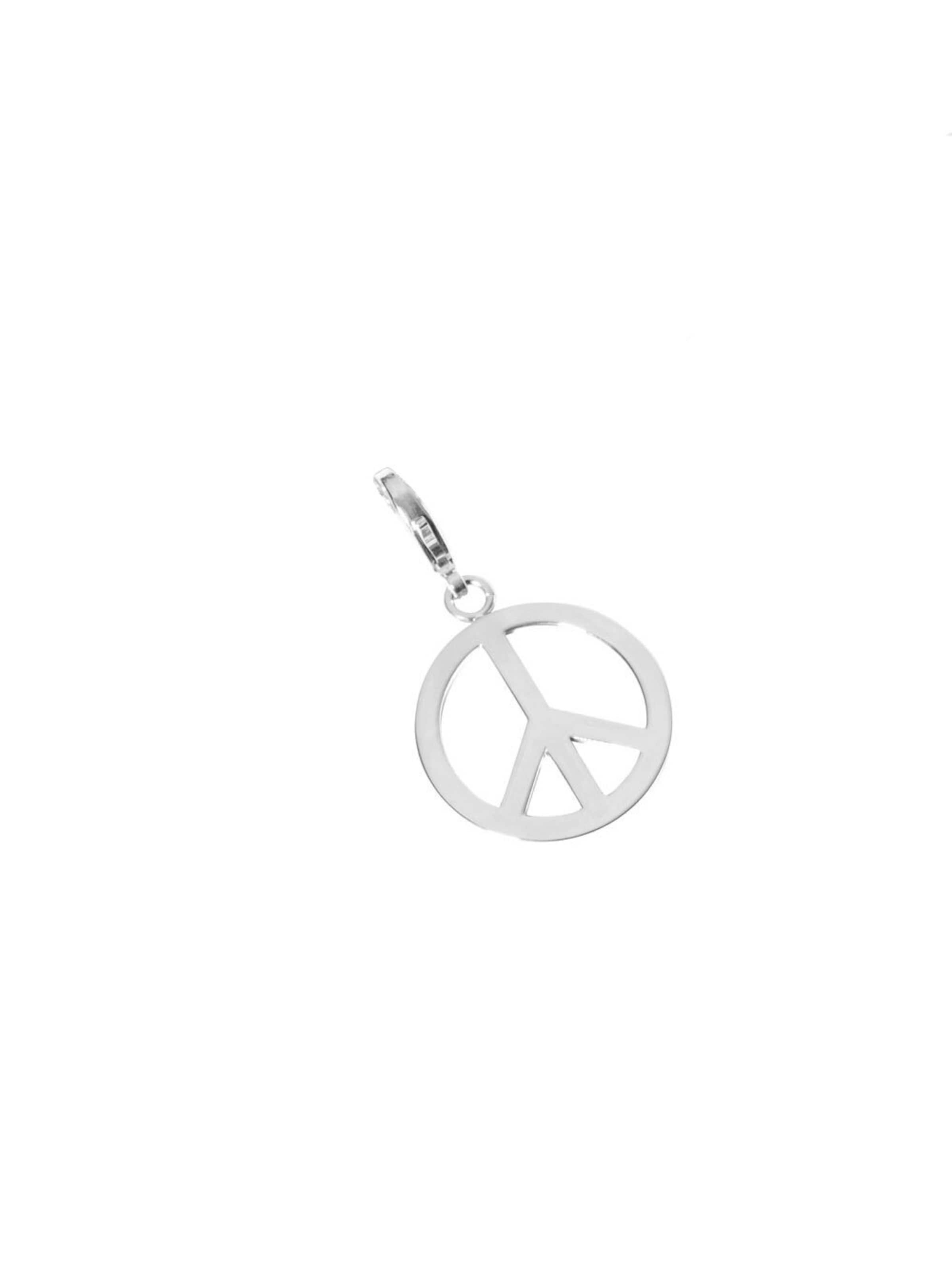 Pendentif 'Peace' Cheeky Chain Munich en argent : devant