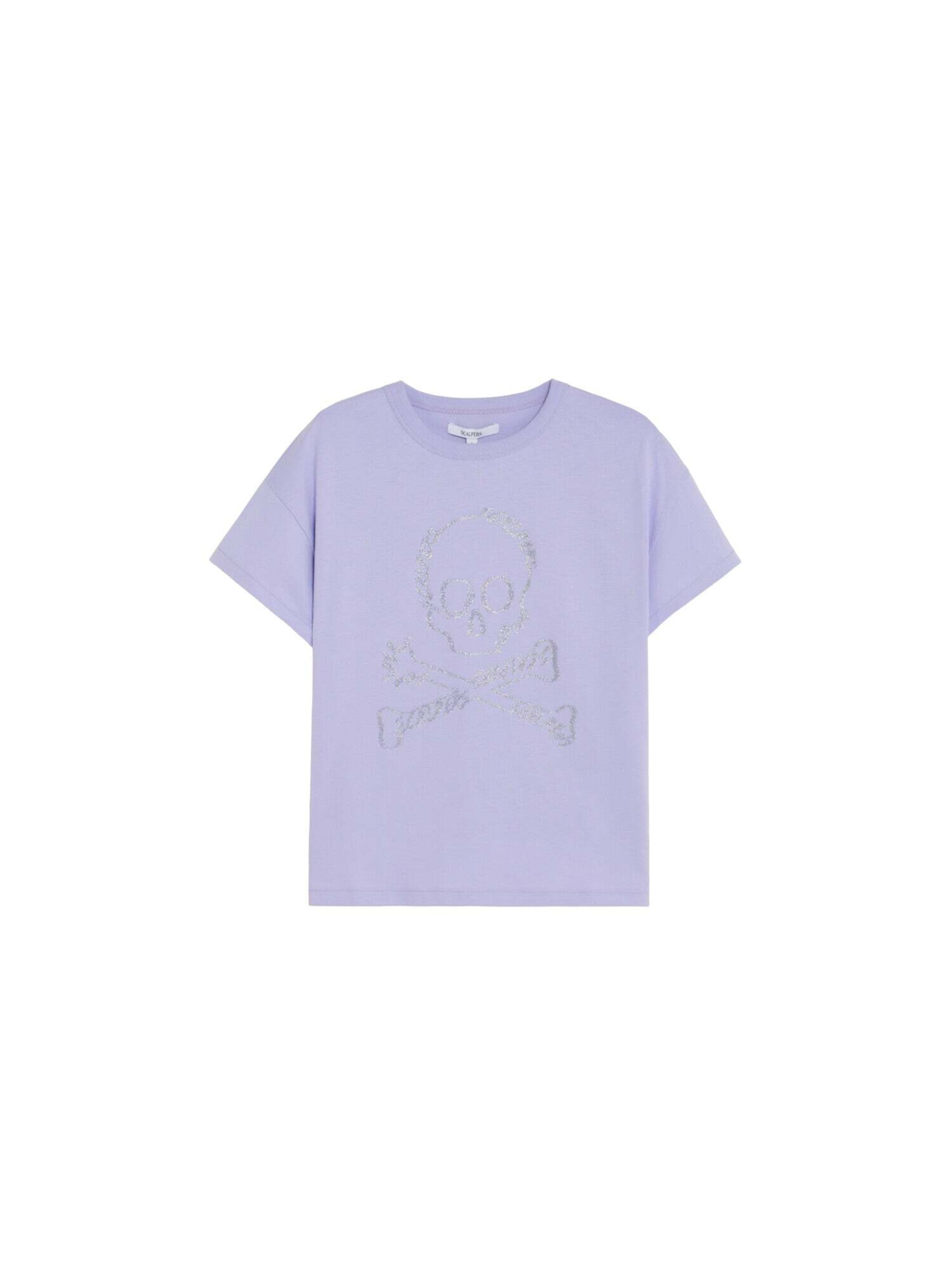 Tricou de la Scalpers pe mov: față