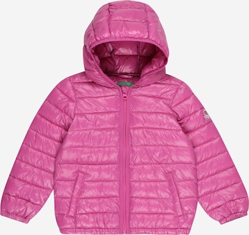 UNITED COLORS OF BENETTONZimska jakna - roza boja: prednji dio