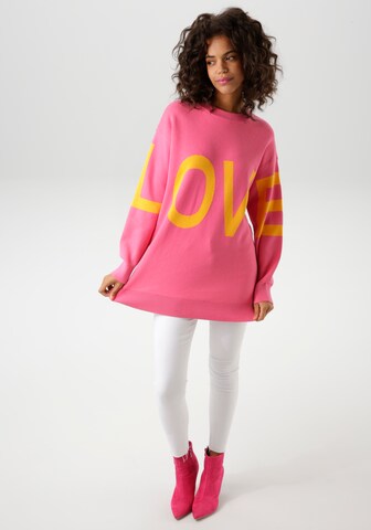 Aniston CASUAL Pullover in Pink