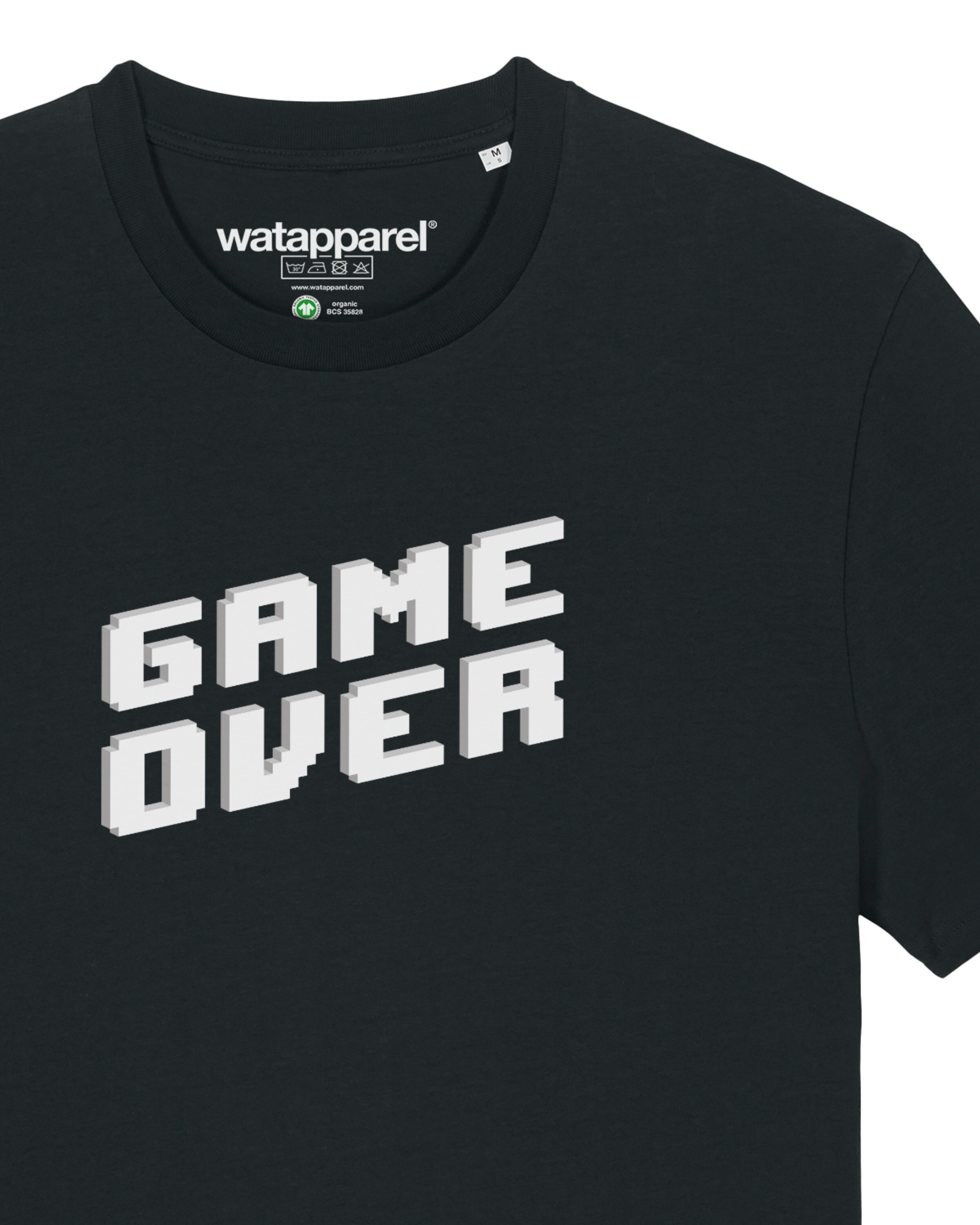 Watapparel T-Shirt 'Game Over' in Schwarz