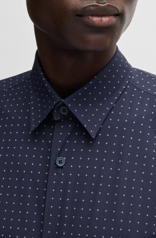 BOSS Slim fit Button Up Shirt 'P-Roan' in Blue