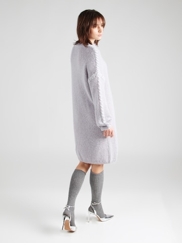 VILA Knitted dress 'Choca New' in Grey