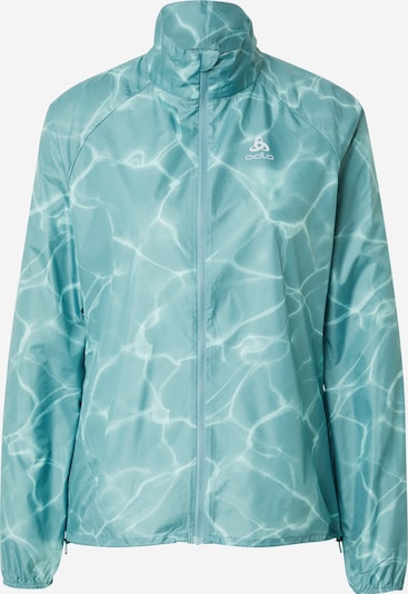 ODLO Sports jacket in Cyan blue / White, Item view