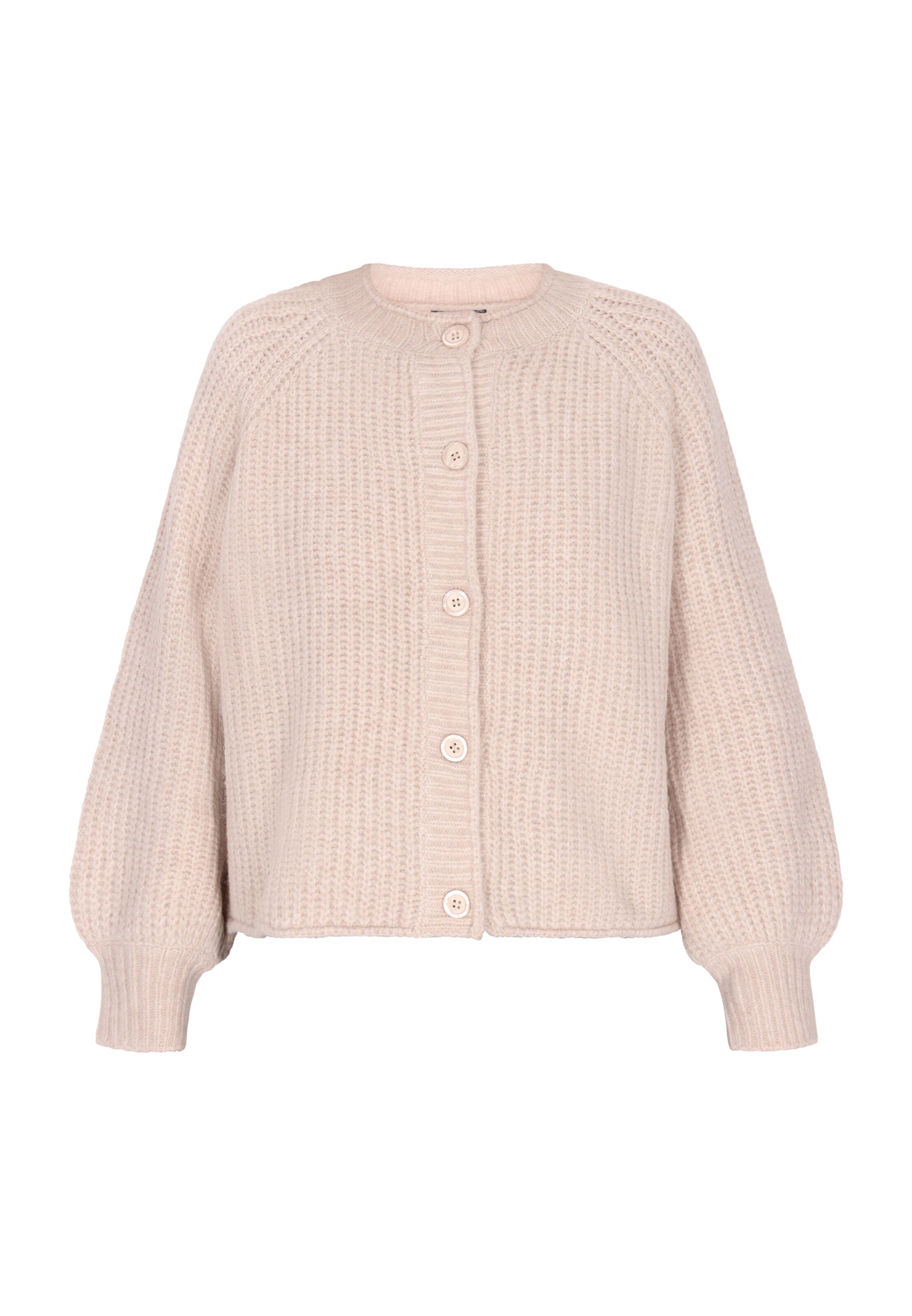 DreiMaster Vintage Gebreid vest in Beige: voorkant