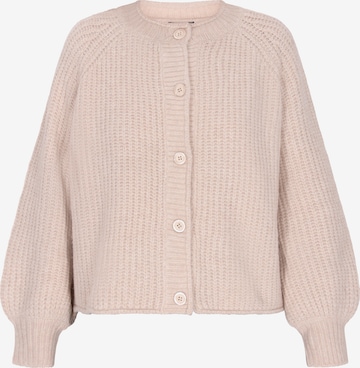 Cardigan DreiMaster Vintage en beige : devant
