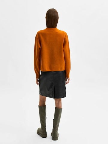 SELECTED FEMME Sweater 'Cali' in Orange