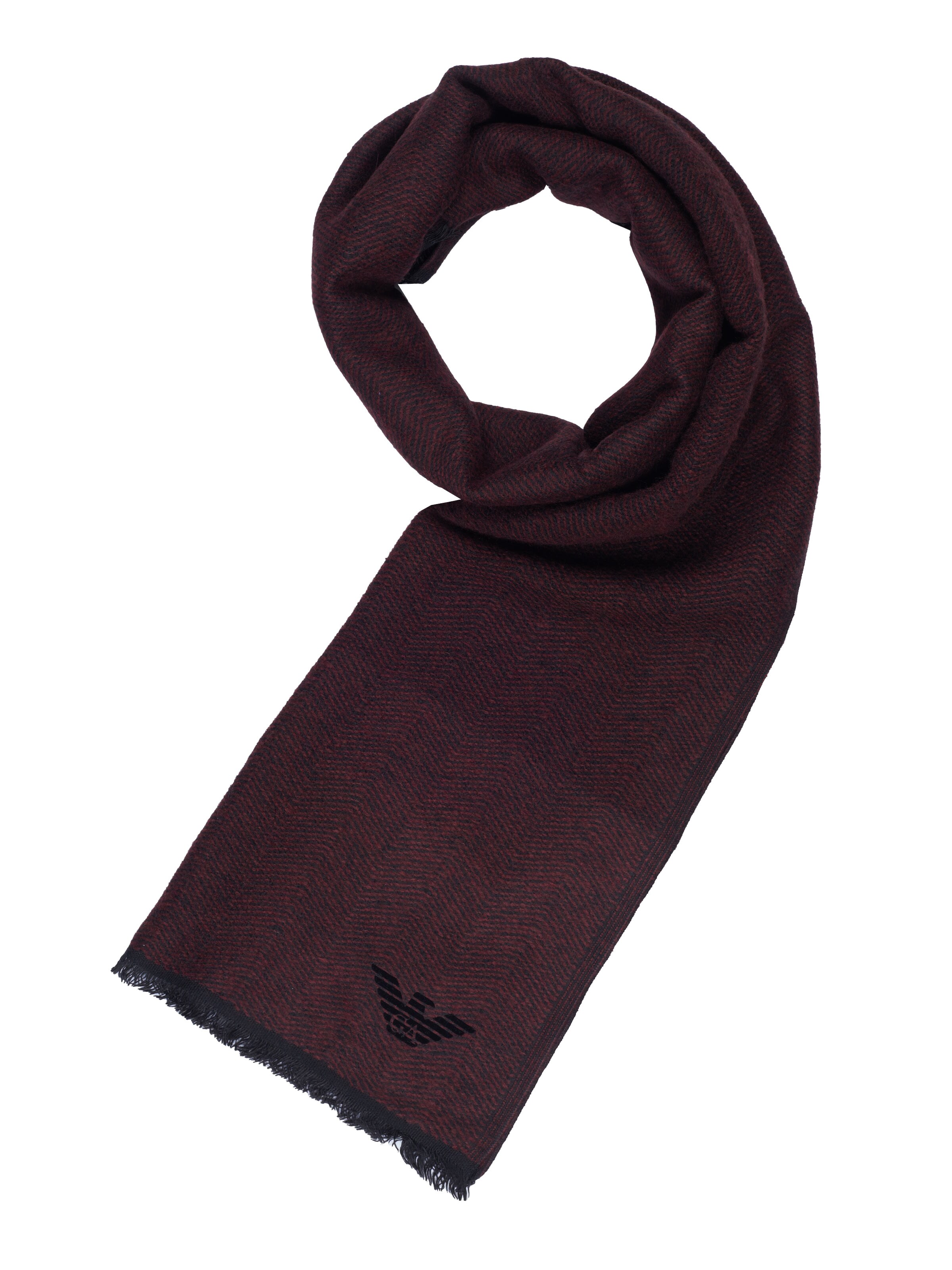 ARMANI Schal 'Emporio'‌‌ in Rot: Vorderseite