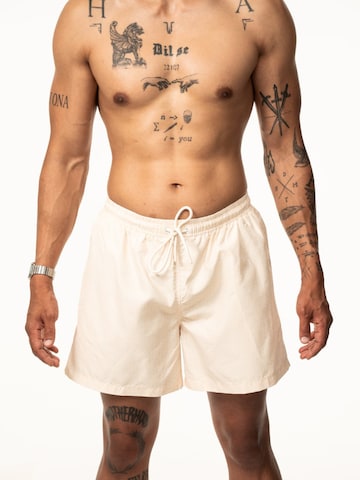 saved lab Swimming shorts 'SL-205 Swimshort Ecru' in Beige: front