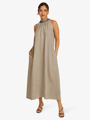 APART Cocktail Dress in Beige: front