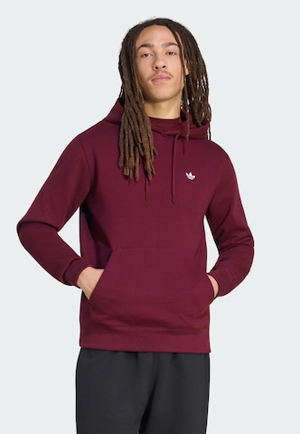 Sweat-shirt 'Trefoil Essentials' ADIDAS ORIGINALS en rouge : devant