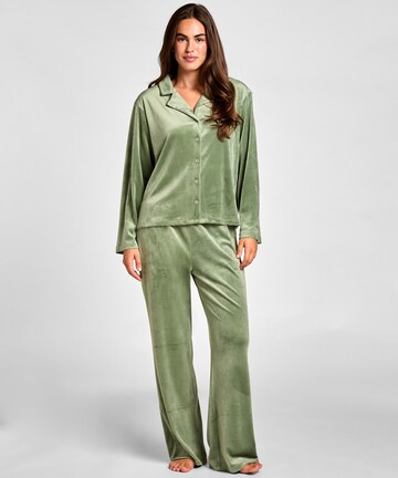 Hunkemöller Slaapshirt in Groen: voorkant