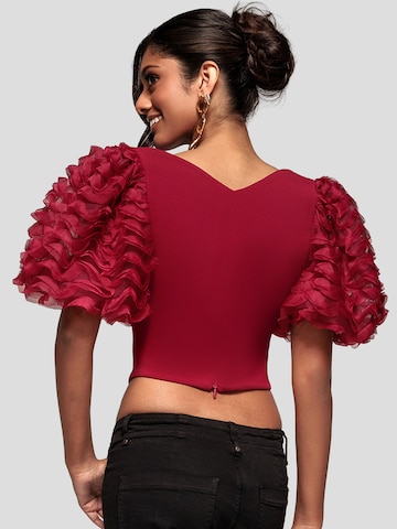 GODDIVA Blouse in Red