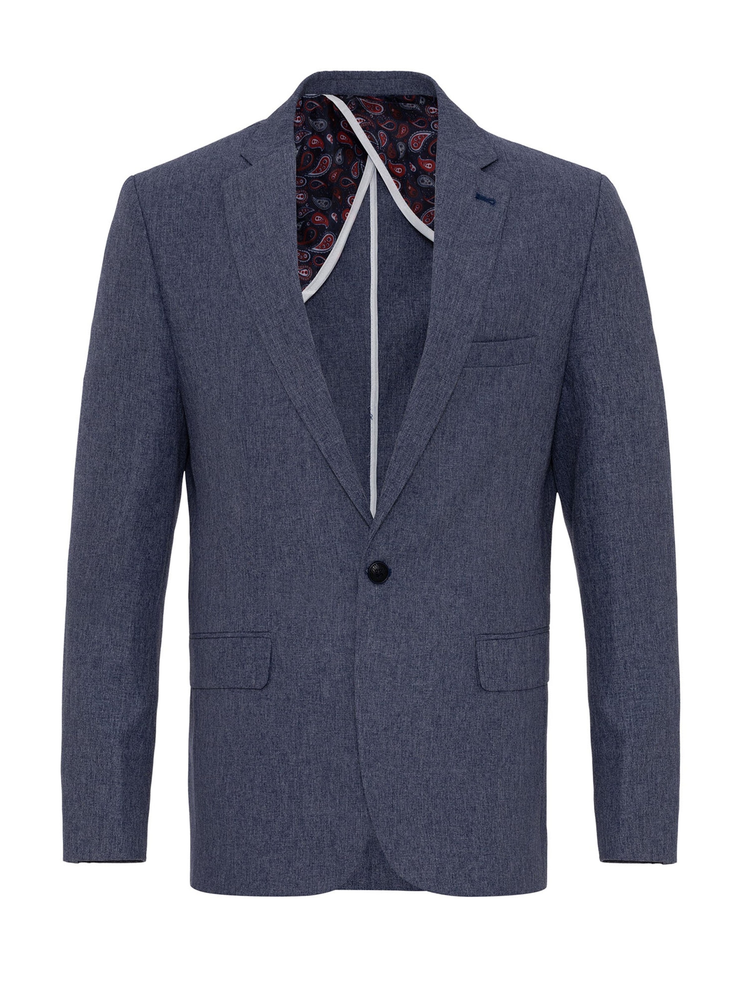 Daniel Hills Слим Пиджак в Синий: спереди