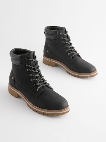 Next Lace-Up Ankle Boots 'Forever Comfort®' in Black