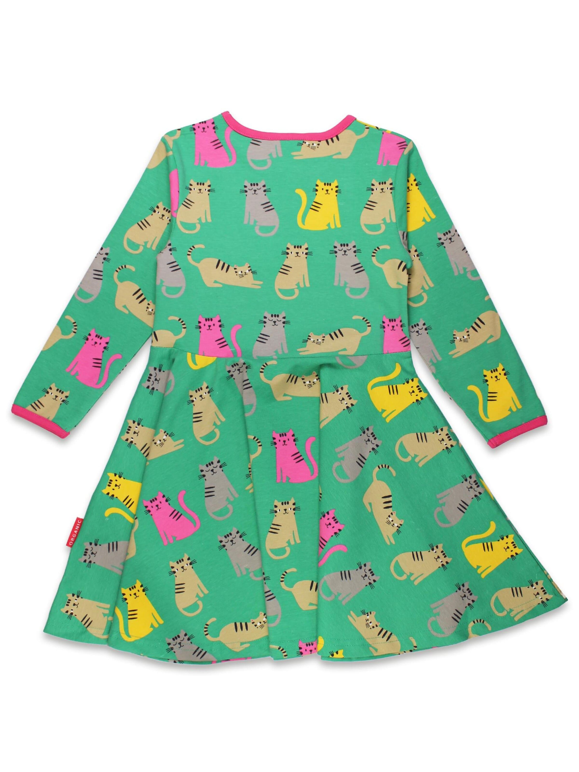 Toby Tiger Dress in Green