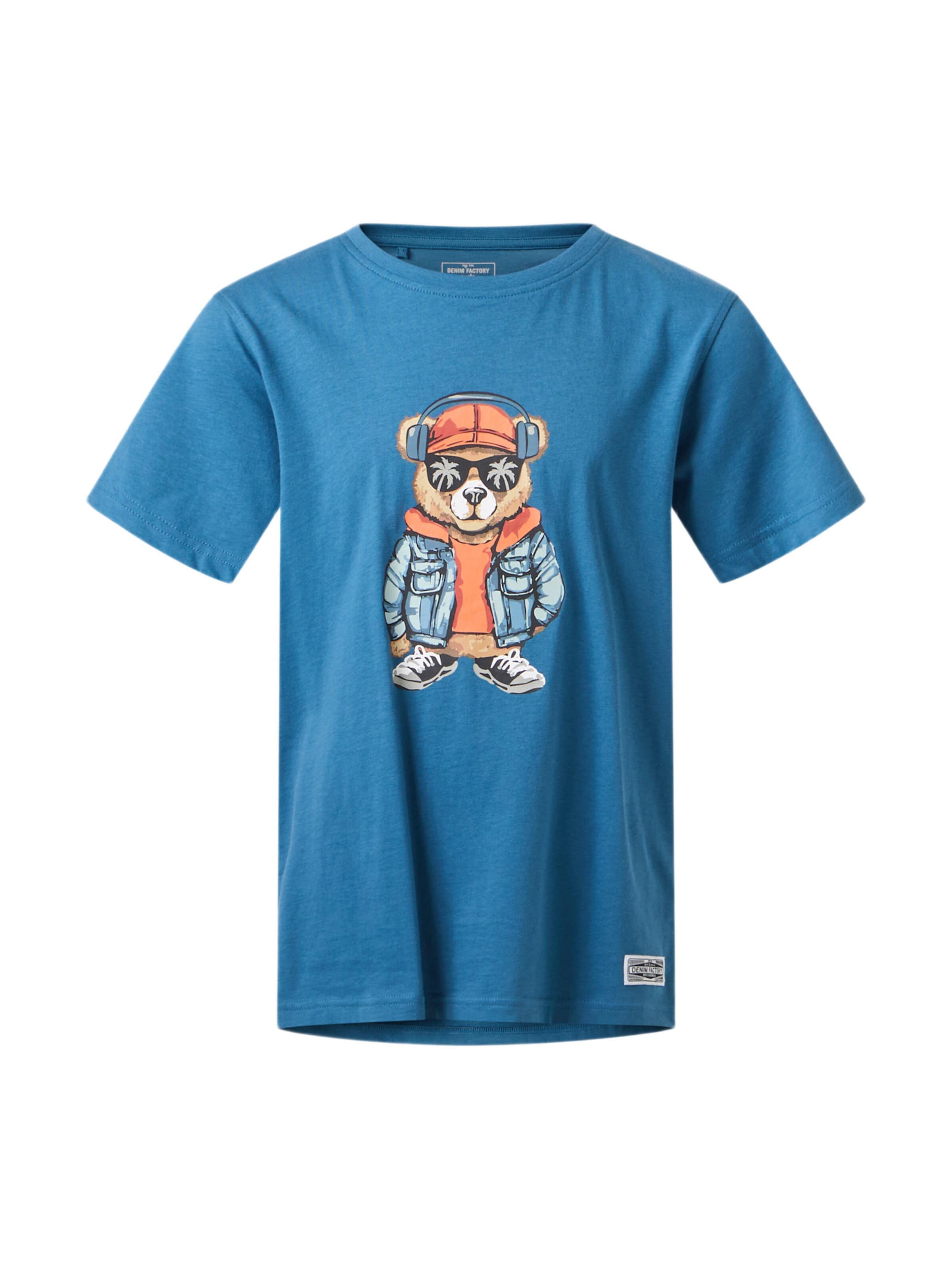 Denim Factory - Camiseta 'San Diego' en azul: frente