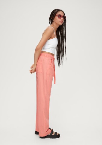 QS - Loosefit Pantalón en rosa