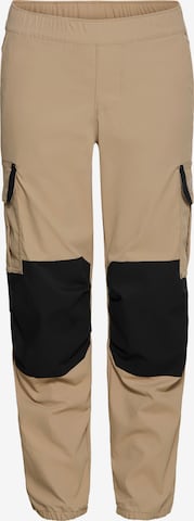 JACK WOLFSKIN Pants in Beige: front