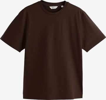 Next T-Shirt 'Premium' in Braun: Vorderseite