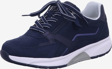 Baskets basses 'Klassischer Schnürschuh Damen 66.878 36 Echtleder in blau' Gabor Comfort en bleu : devant