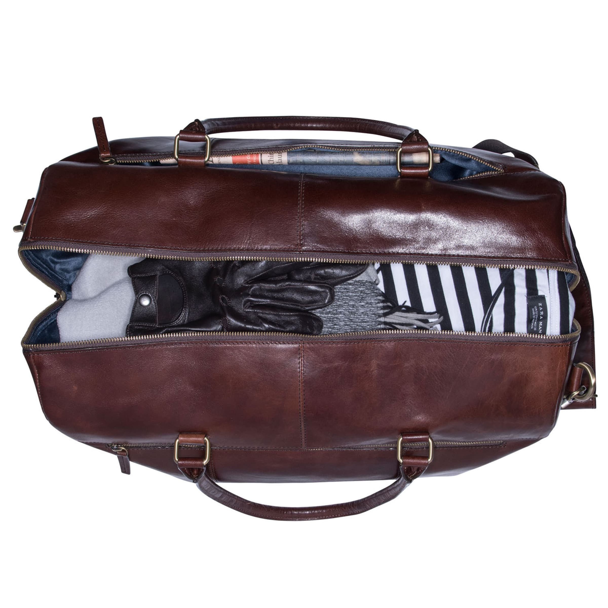 Sac de voyage 'Cambridge' LEONHARD HEYDEN en marron