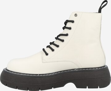 LÄST - Botines con cordones 'Jane' en blanco