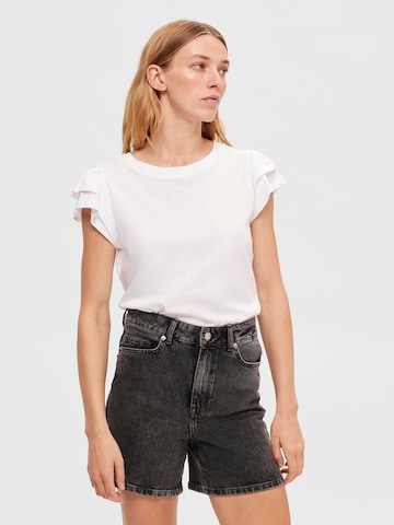 SELECTED FEMME Shirts 'SLFCAMILA' i hvid