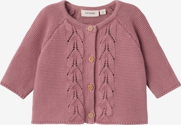 NAME IT Knit Cardigan in Pink: front