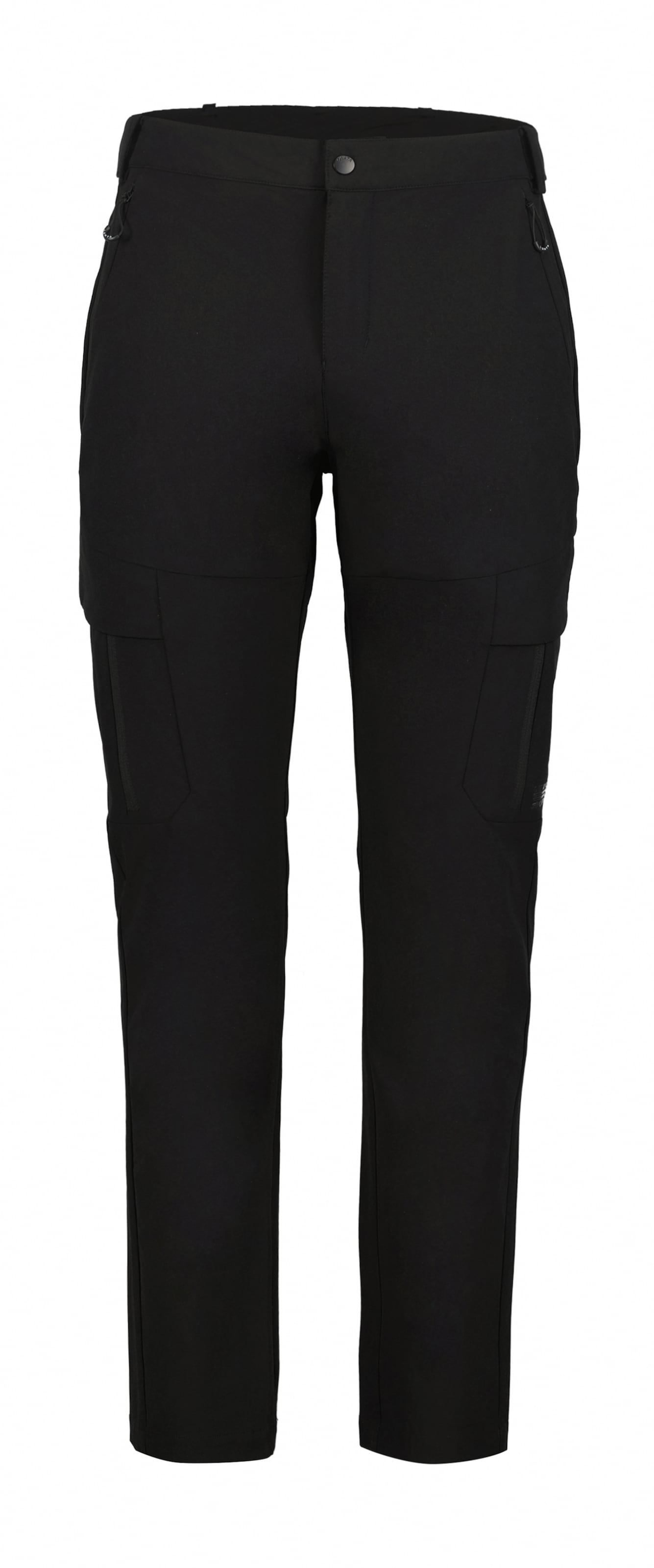 LUHTA Normalny krój Spodnie outdoor w kolorze czarny: przód